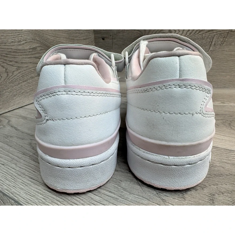 Adidas Forum Plus  Low White  Pink Womens Sz 9 GX5073 Sneakers Shoes